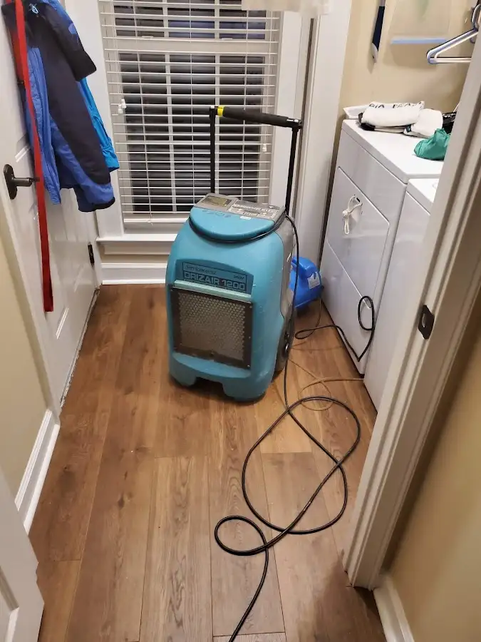 Commercial dehumidifier deployed for Flood Damage Cleanup in Fox Crossing